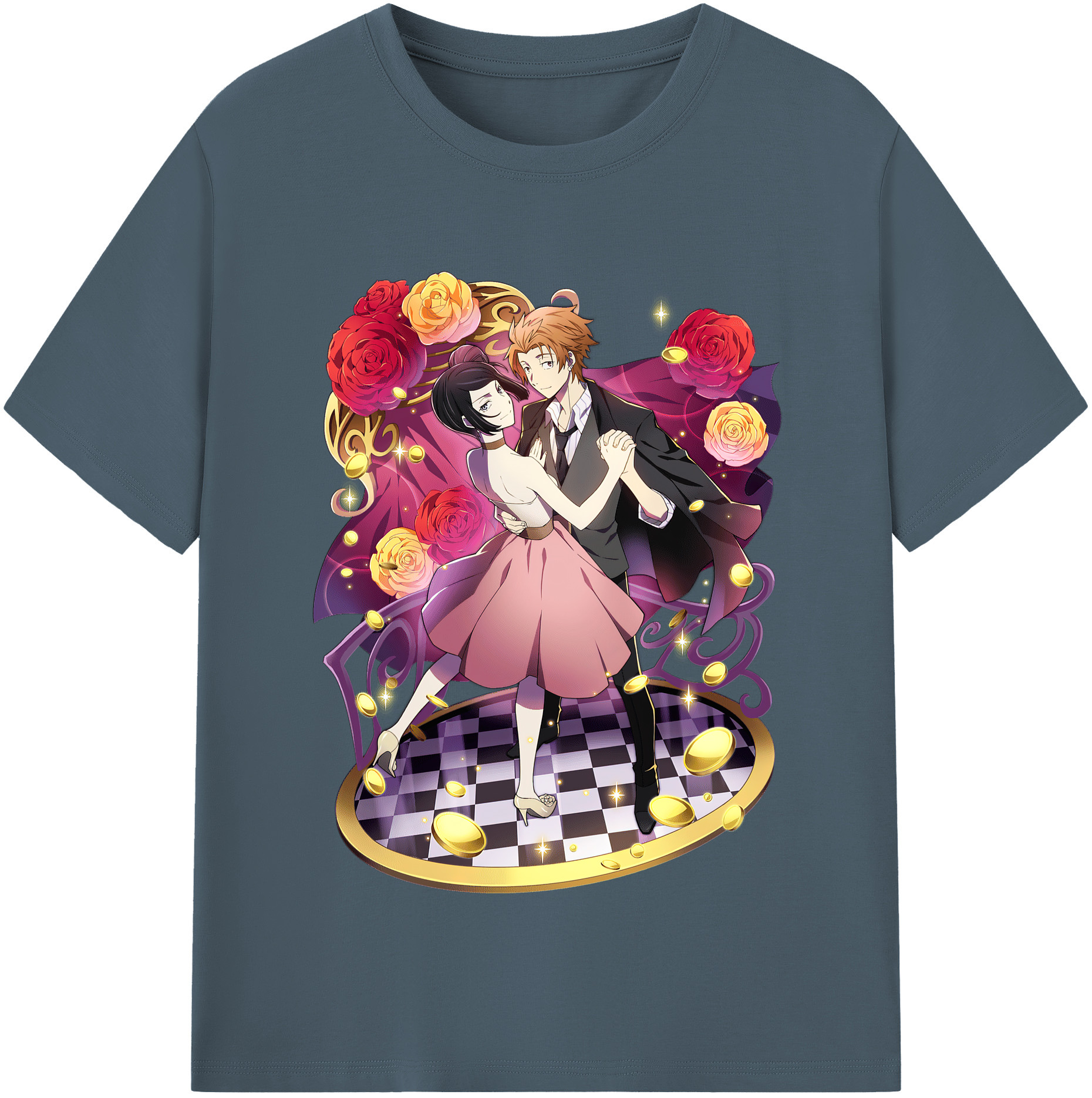（画像用） 文豪ストレイドッグス Bungo Stray Dogs 綿100％半袖Tシャツ（フロントプリント）